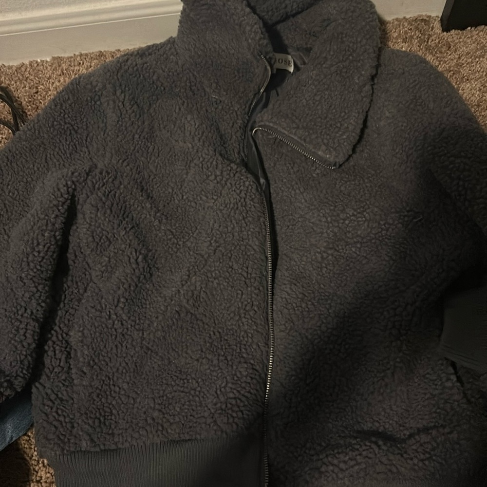 grey jacket